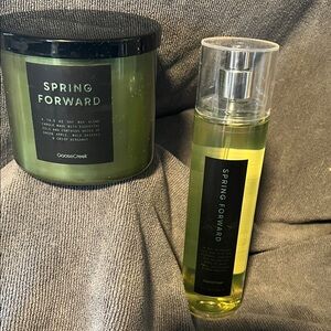 Goose Creek Spring Forward Candle and Spray Set
